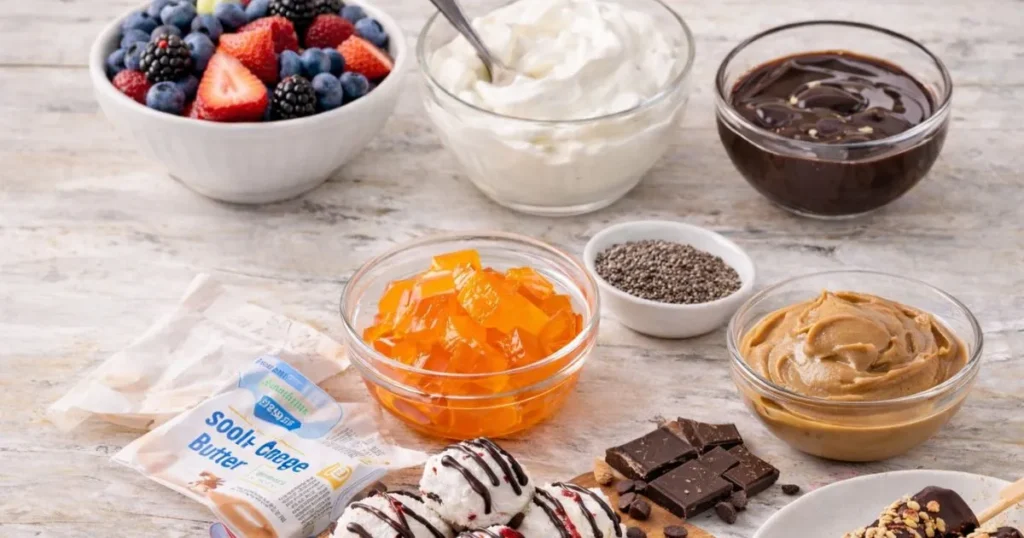 ingredidient of healthy desserts