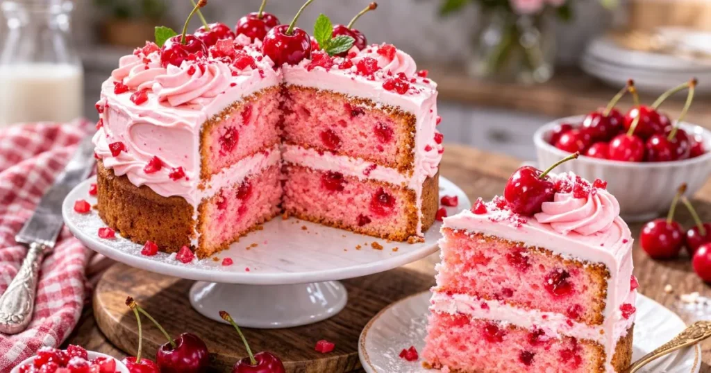 cherry chip cake