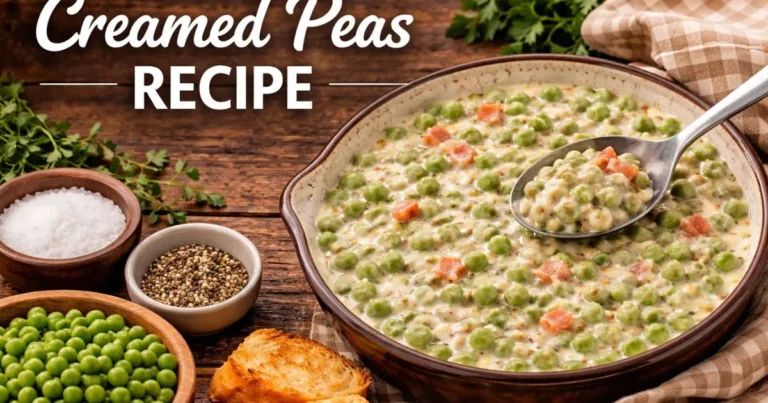 cream peas recipe